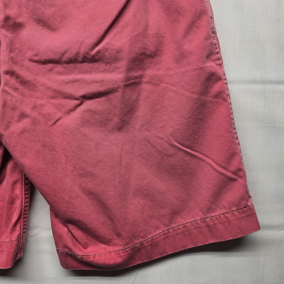 Polo by Ralph Lauren Rose Red Flat-Front Chino Shorts - Picture 9 of 10